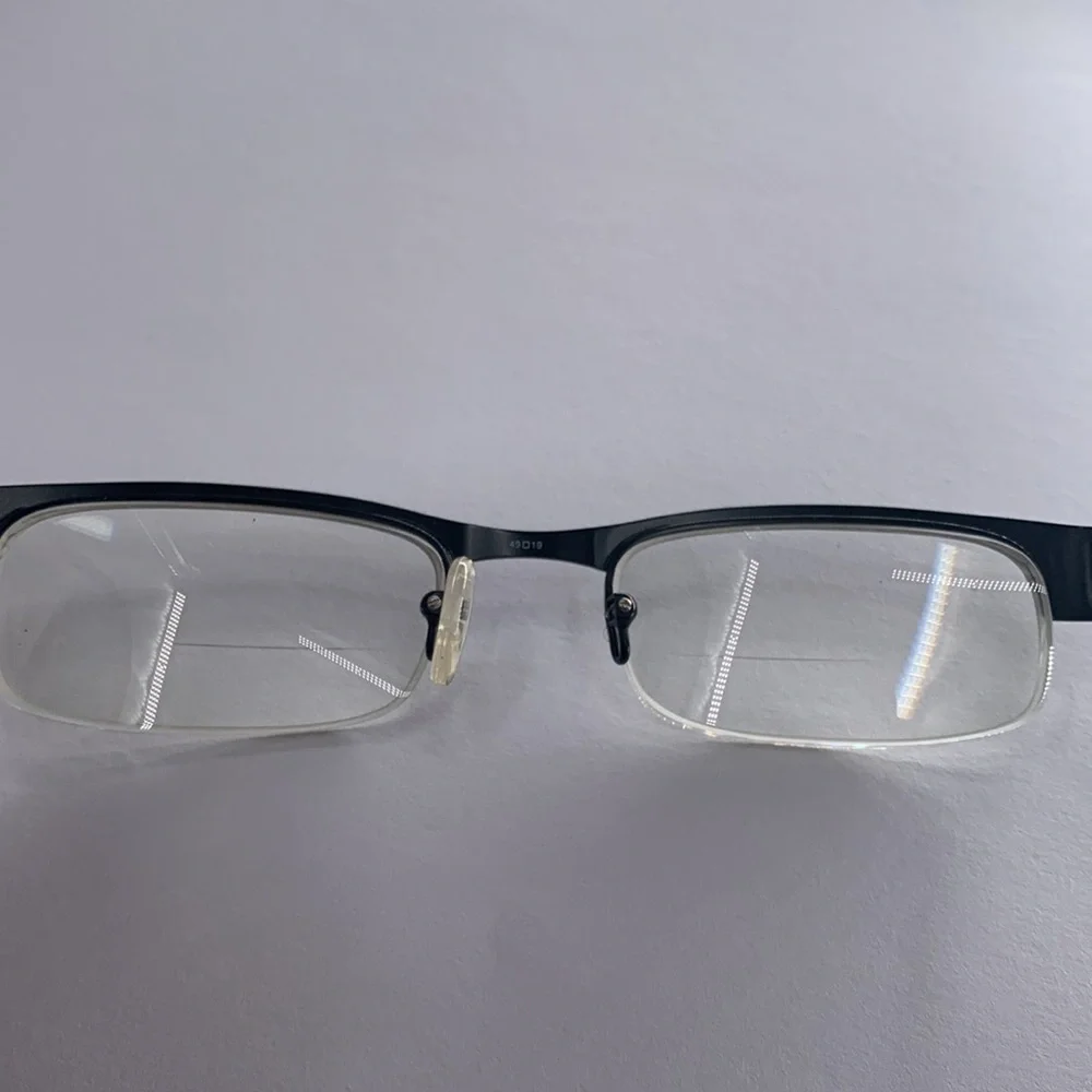 Scott Harris 112 Europa International Eyeglasses Frame Women's Black Half Rim